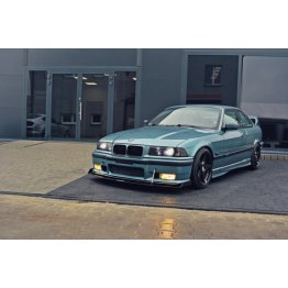 Накладка сплиттер на передний бампер на BMW M3 E36